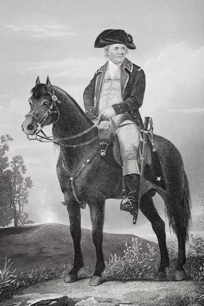 Portret van Israel Putnam (1718-90) door Alonzo Chappel